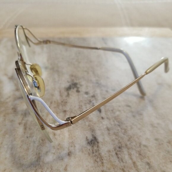 Vintage Halston U.S.A. 80's Sno Winter Eyeglass Frames 52/16/135 - Picture 7 of 9
